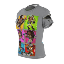 Load image into Gallery viewer, Tuskegee Heirs KIDS (Chibi WOMENS) "Team Squares"