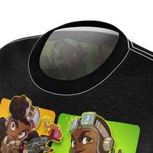 Load image into Gallery viewer, Tuskegee Heirs KIDS (Chibi WOMENS) "Team Squares"