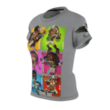 Load image into Gallery viewer, Tuskegee Heirs KIDS (Chibi WOMENS) "Team Squares"